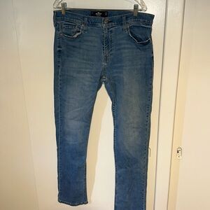 Hollister Blue denim jeans.